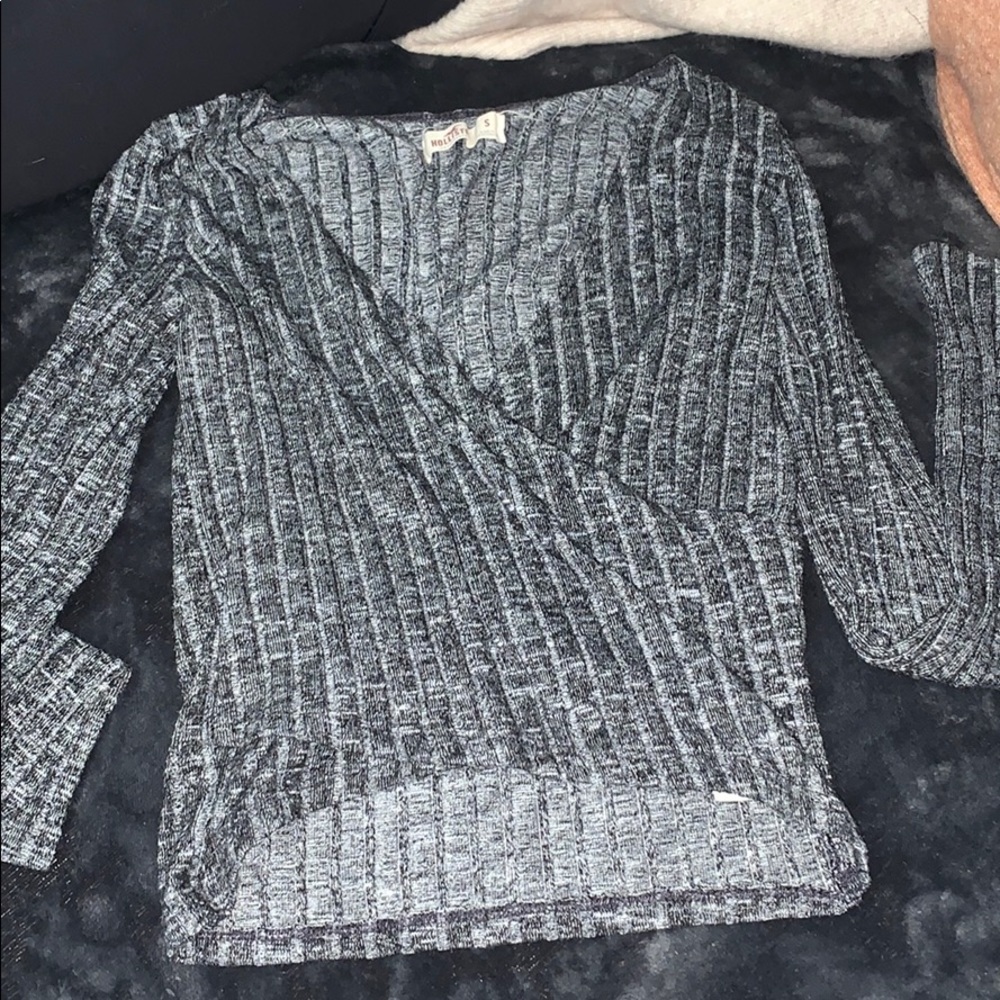 Grey crop top